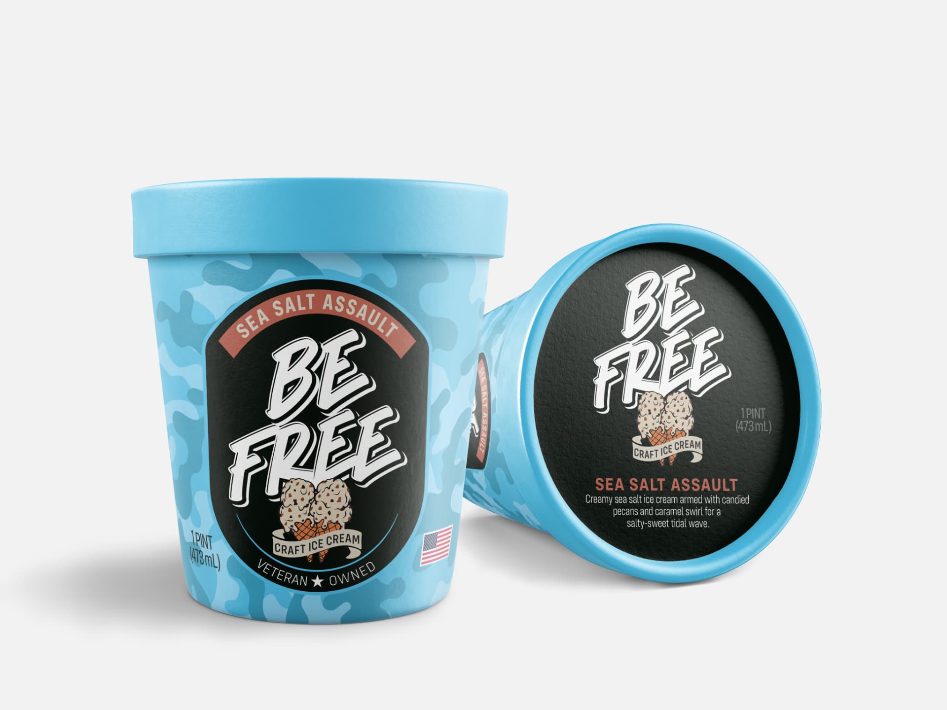 With Mix+Shine Marketing for Be Free Craft Ice Cream